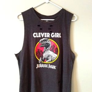 Jurassic Park Dinosaur Muscle Tank